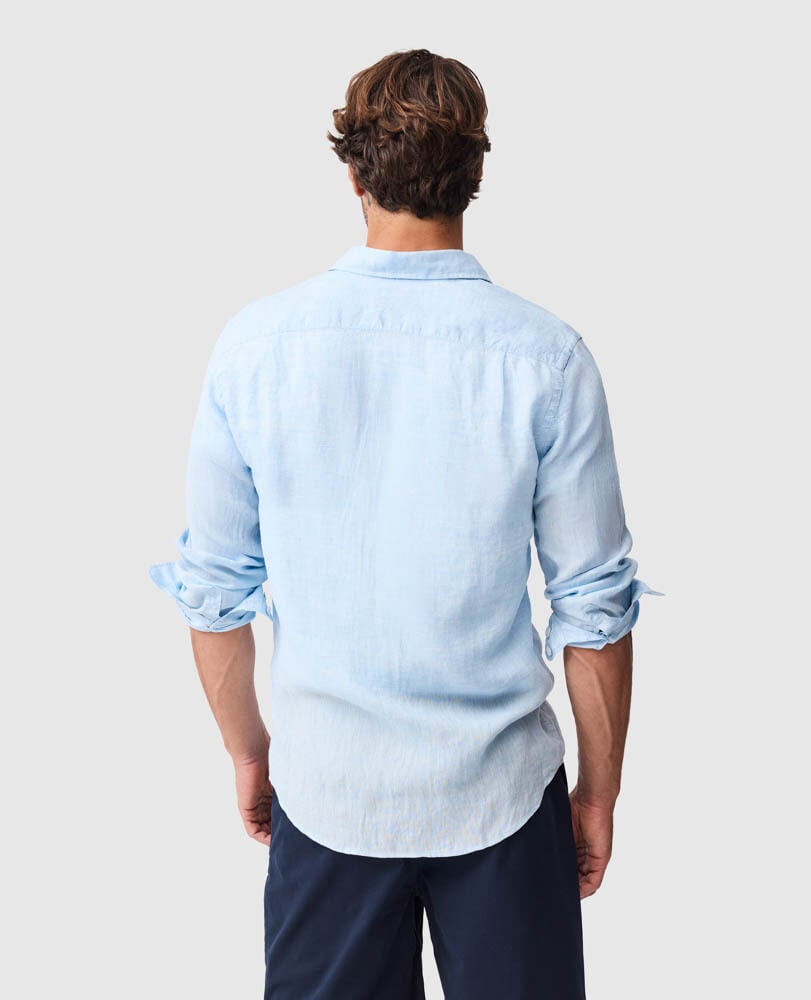 Coromandel 2 Sports Fit Shirt, SKY, Back