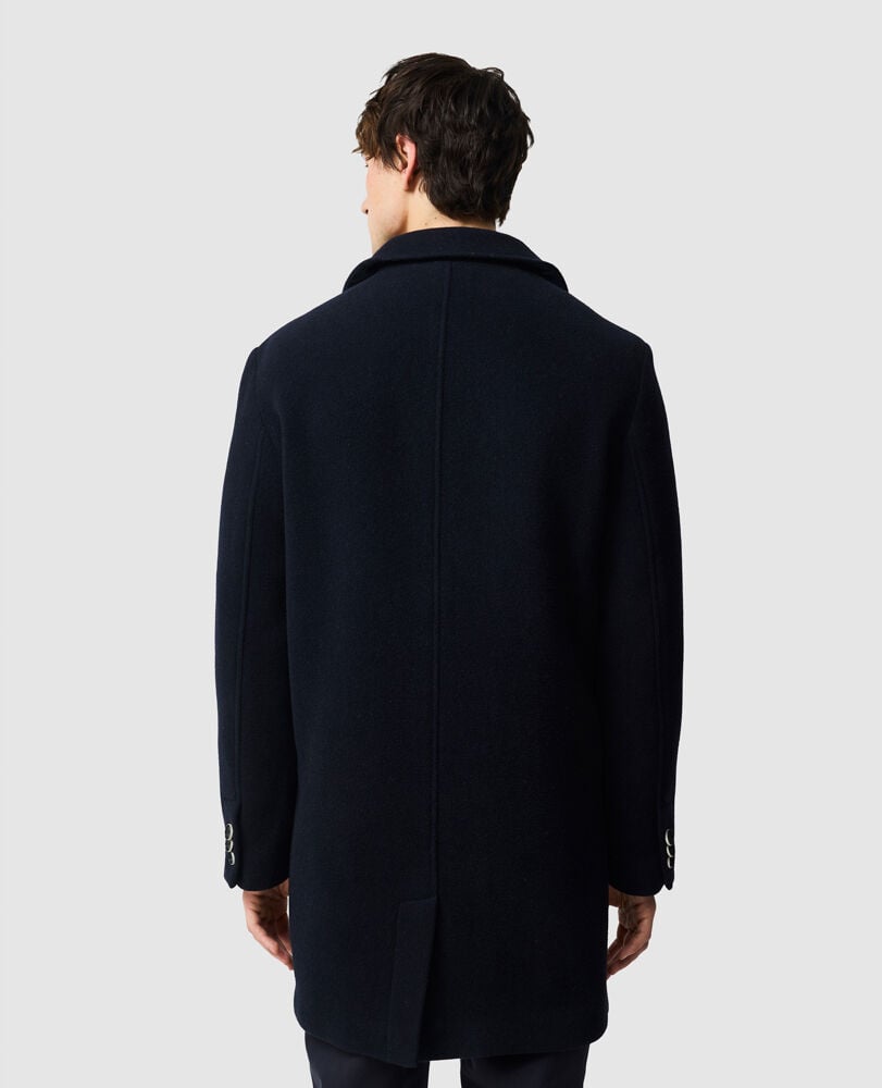 Murchison Coat, MIDNIGHT, Back
