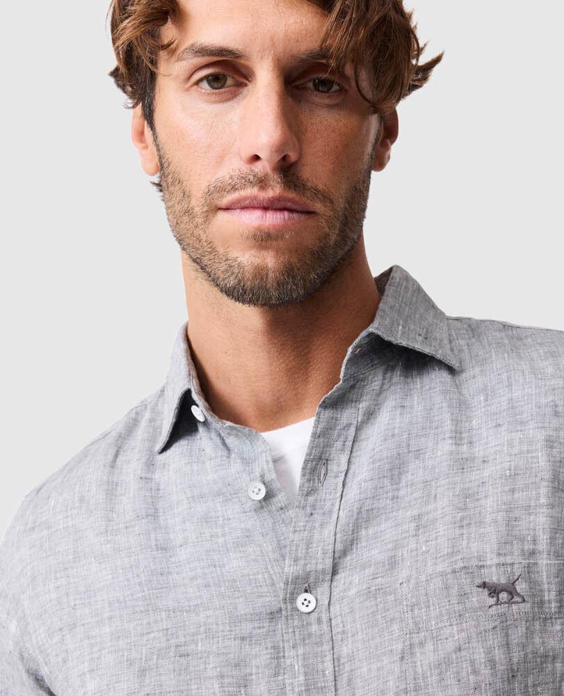 Cathedral Cove Sports Fit Shirt, SMOKE, Detail 3
