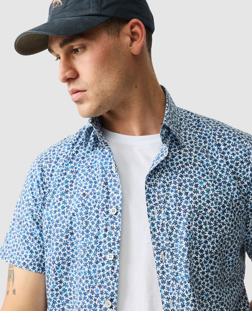 Portage Sports Fit Shirt, BLUEBELL, Detail 3