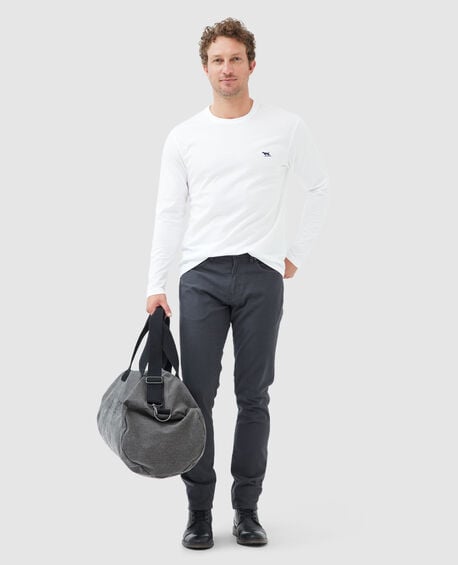 Ls Gunn T-Shirt , SNOW