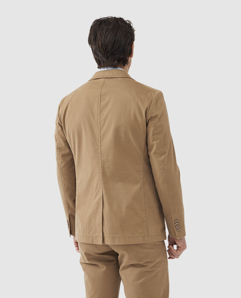 Owen Valley Sports Fit Jacket, CAMEL, Back