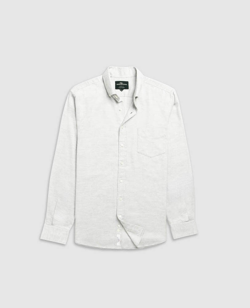 Barrhill Sports Fit Shirt, SILVER, Flat Lay