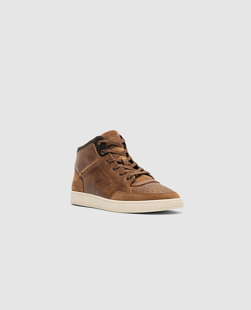 Sussex High Street Sneaker, TAN WASH, Off Front