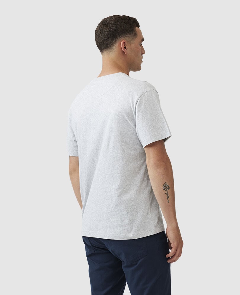 Logo T-Shirt , ASH, Back