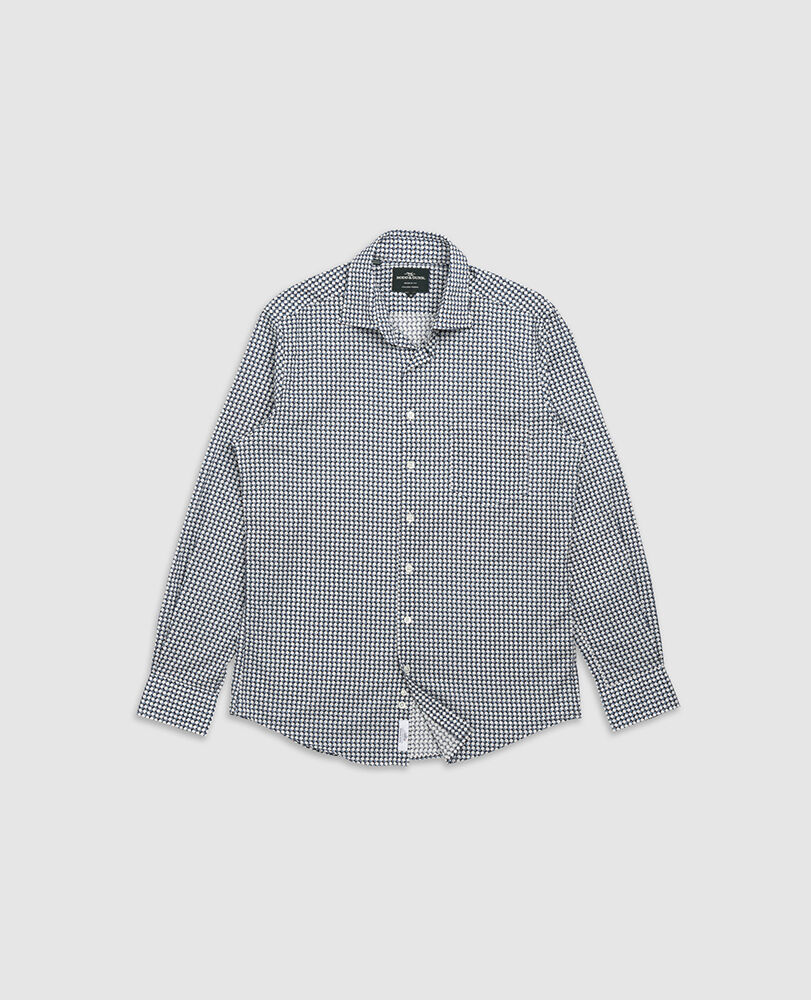 Marshland Sports Fit Shirt, OCEAN BLUE, Flat Lay