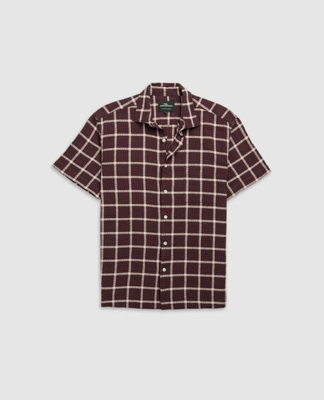 Wetherstones Shirt, BURGUNDY