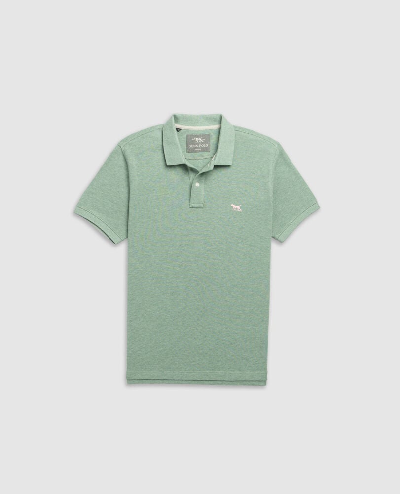 The Gunn Sports Fit Polo, DUSTY SAGE, Flat Lay