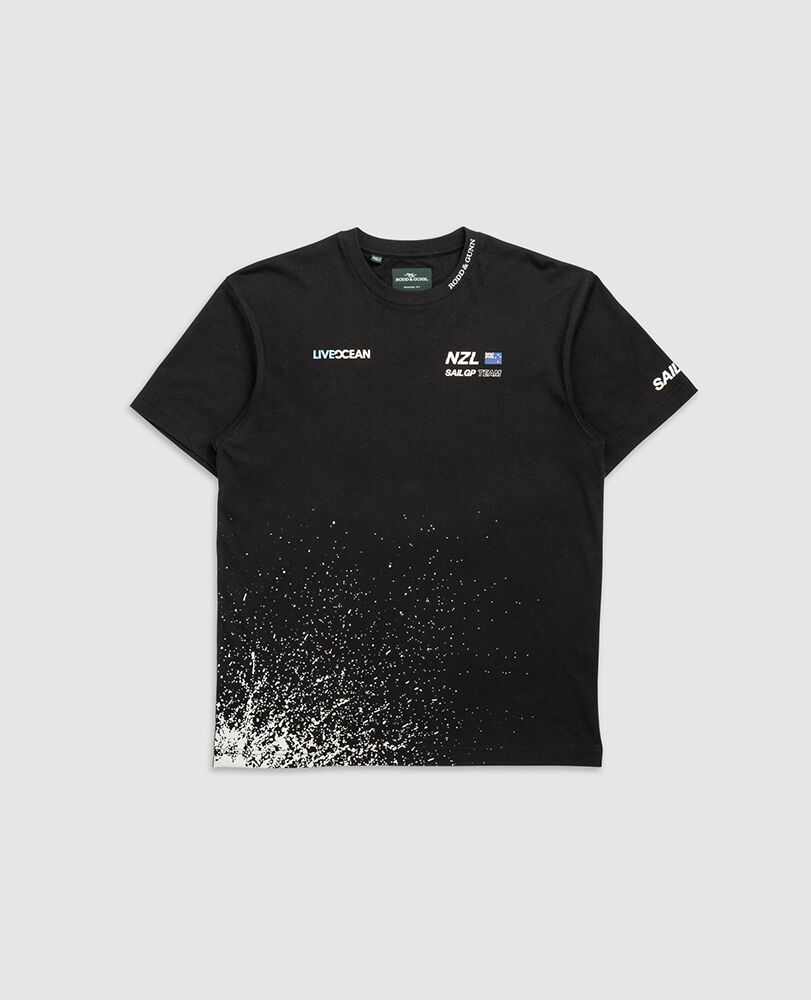 Hitapa Bay T-Shirt , OBSIDIAN, Flat Lay