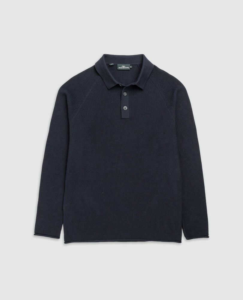 Eastern Bush Knit, NAVY, Flat Lay