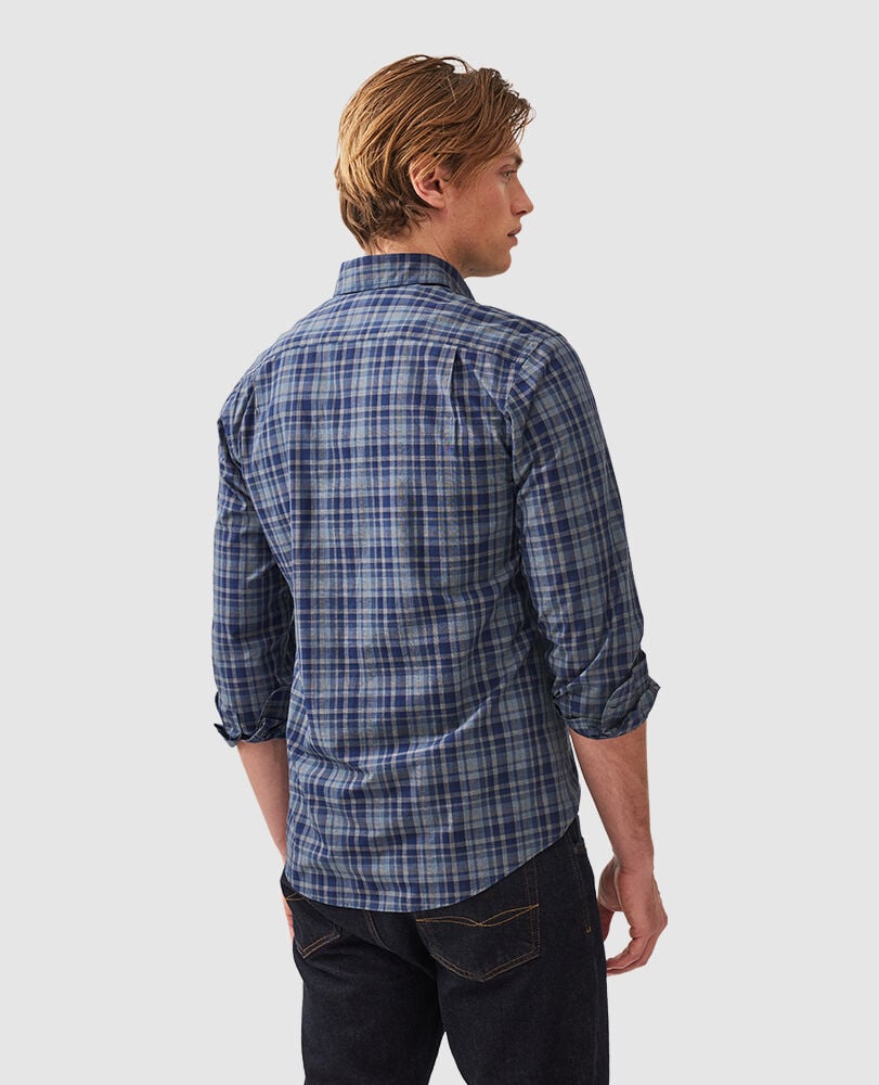 Monavale Sports Fit Shirt, MIDNIGHT, Back