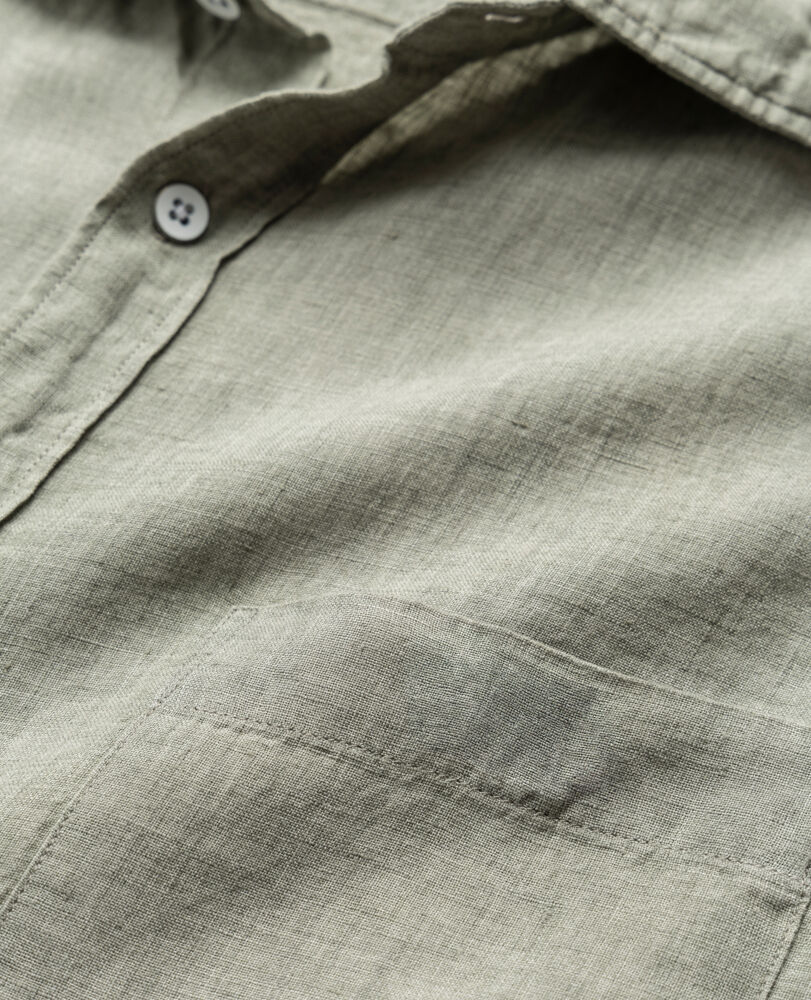 Coromandel Hemd mit sportlicher Passform, SAGE GREY, Detail 2