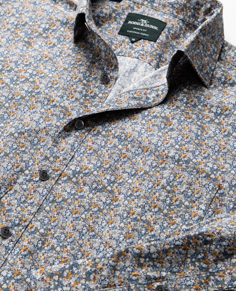 Lancashire Creek Sports Fit Shirt, BOTANICAL, Detail 2