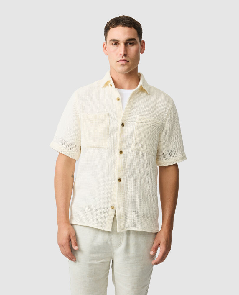 Enstone Lane Shirt, BARLEY, Front