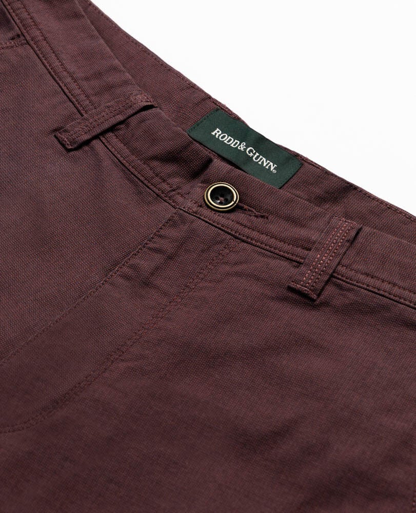 The Gunn 9" Short, OXBLOOD, Detail 2