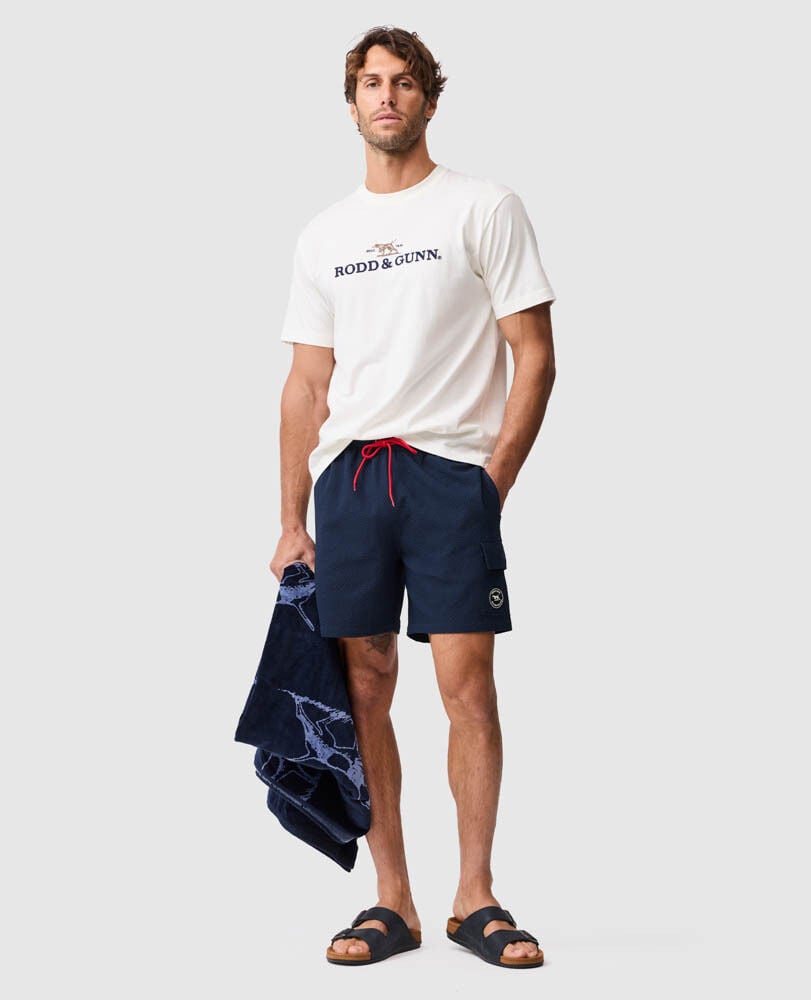Winterton River Swim Short &middot; Navy SM, NAVY, Off Front