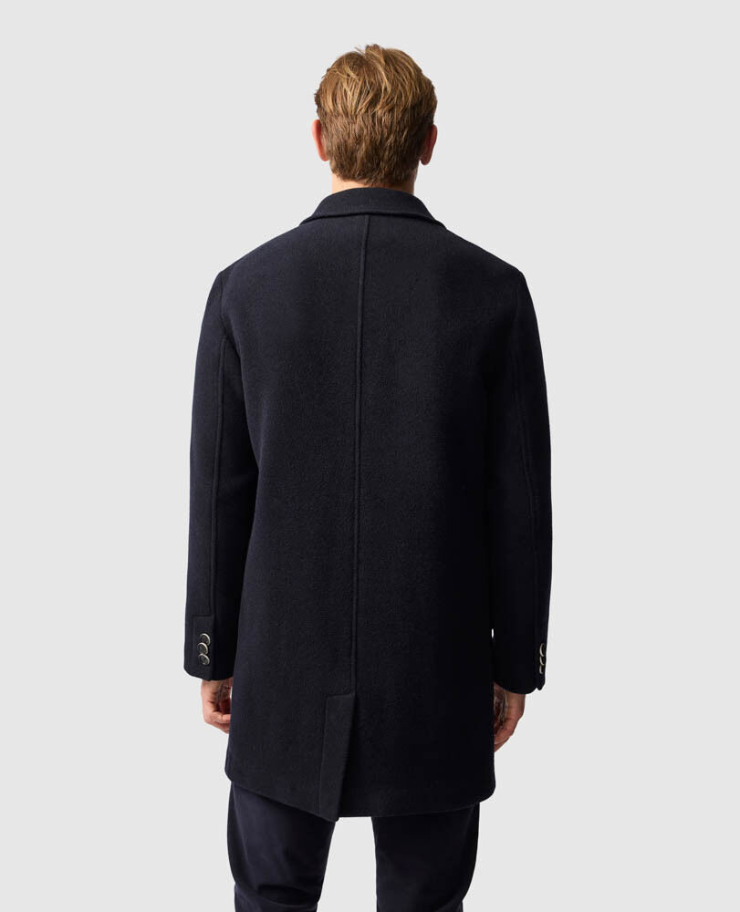 Murchison Coat, MIDNIGHT, Back