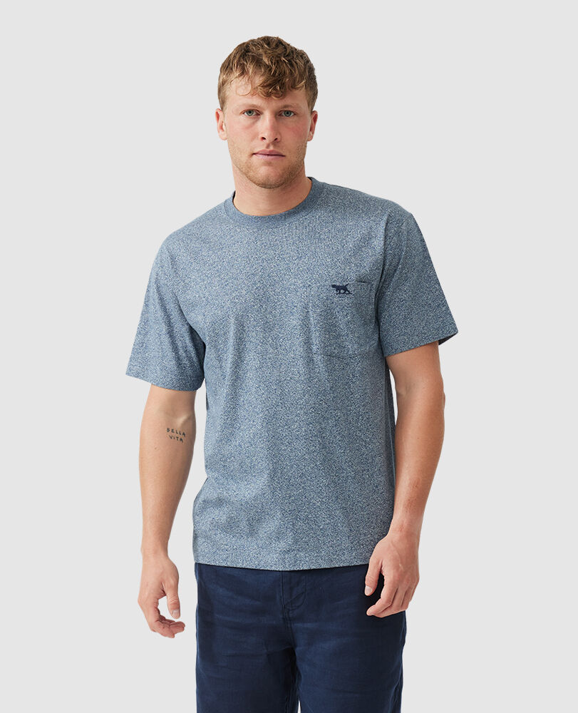 Gunn Original Fit Tee, DENIM, Front