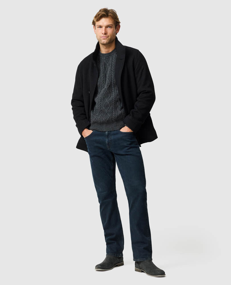 Piper Creek Knit, CHARCOAL, Off Front