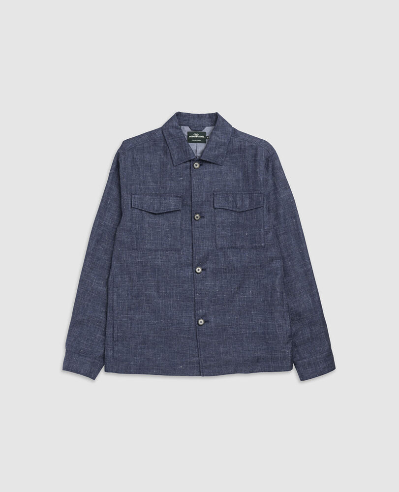 The Cascades Shacket, BLUESTONE, Flat Lay