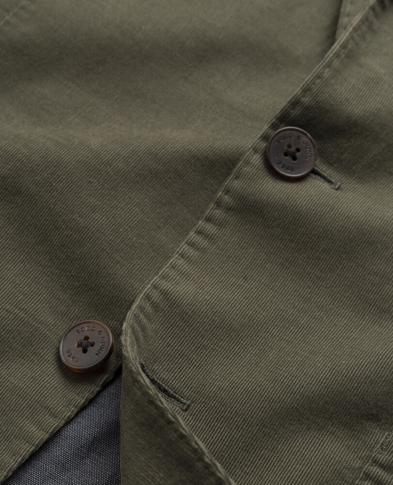 Saint Bathans Jacke mit sportlicher Passform, MOOS, Detail 2