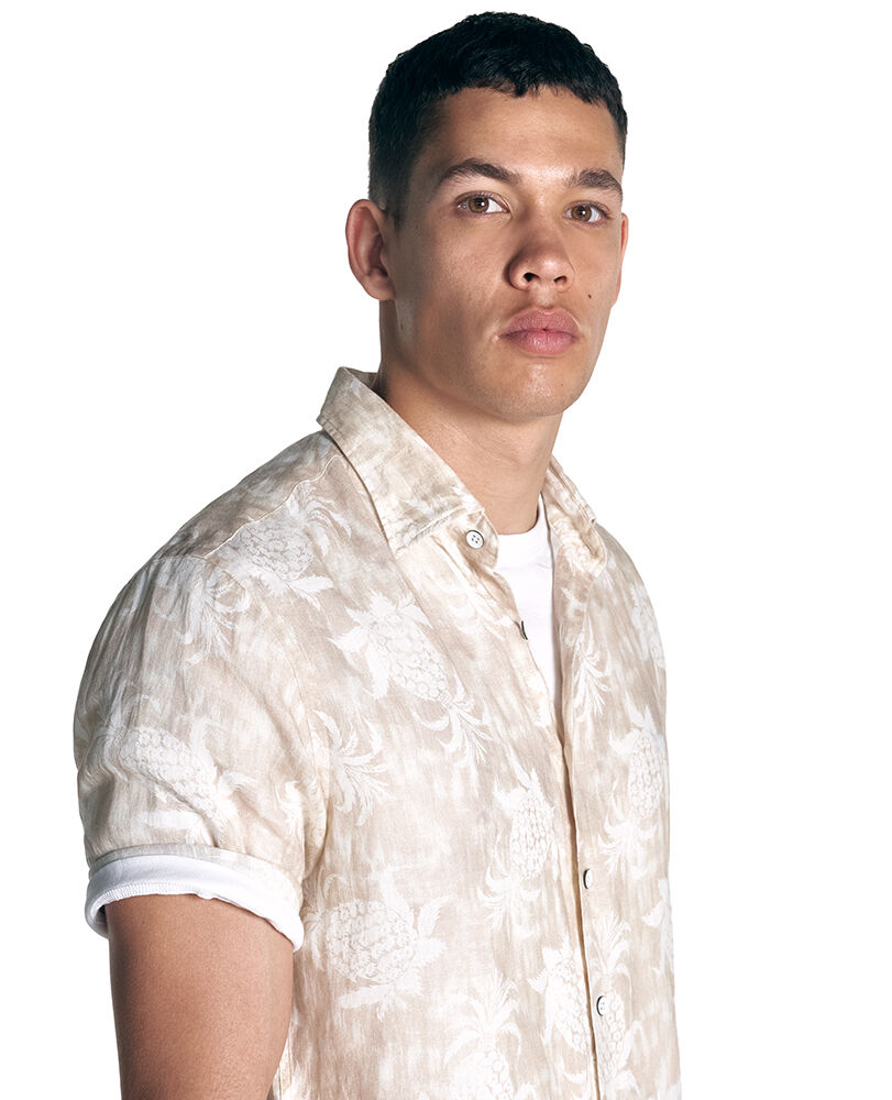 Simpsons Beach Shirt, NATURAL, Detail 2