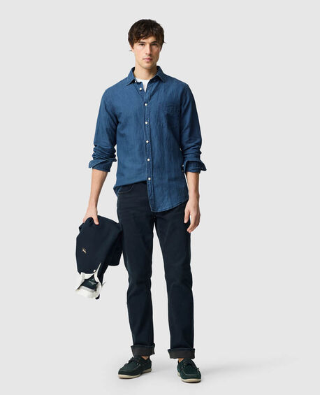 Chemise coupe sportive Clifton, BLEU NUIT