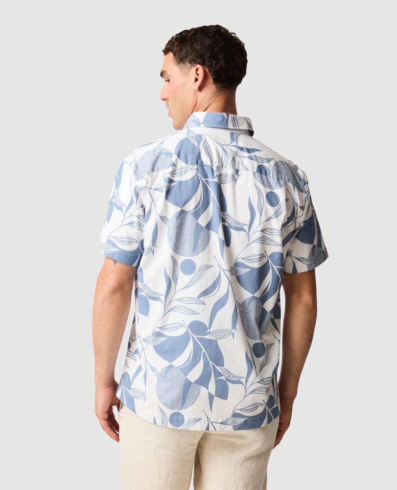 Carrington Shirt, STONEWASH, Back