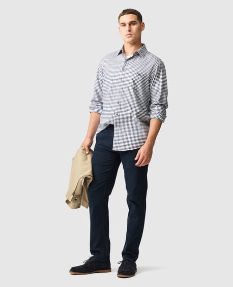 Pantalon chino droit thomas road, BLEU NUIT