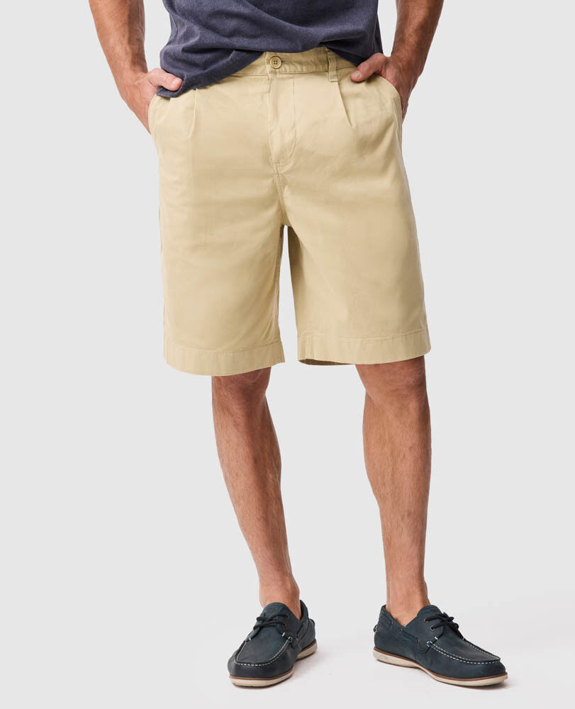 Egmont Village Relaxed Fit 9" Short, SAND, Front