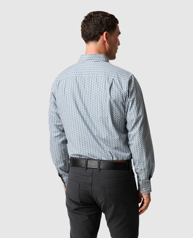 Maitlands Sports Fit Shirt, DUSK, Back