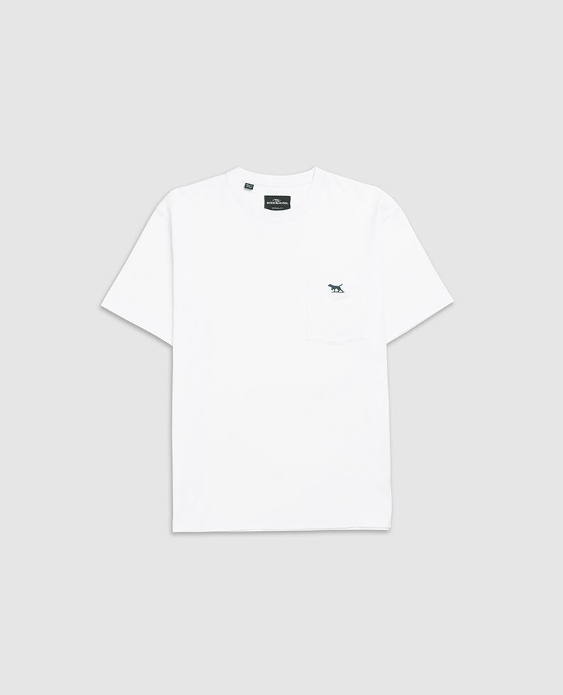 Gunn Original Fit Tee, SNOW, Flat Lay