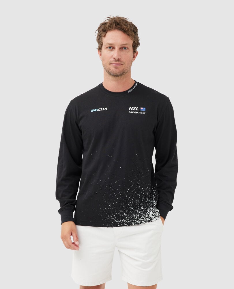 Wilson Bay T-Shirt , OBSIDIAN, Front