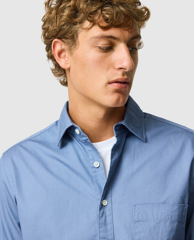 Mavis Lake Sports Fit Shirt, SKY