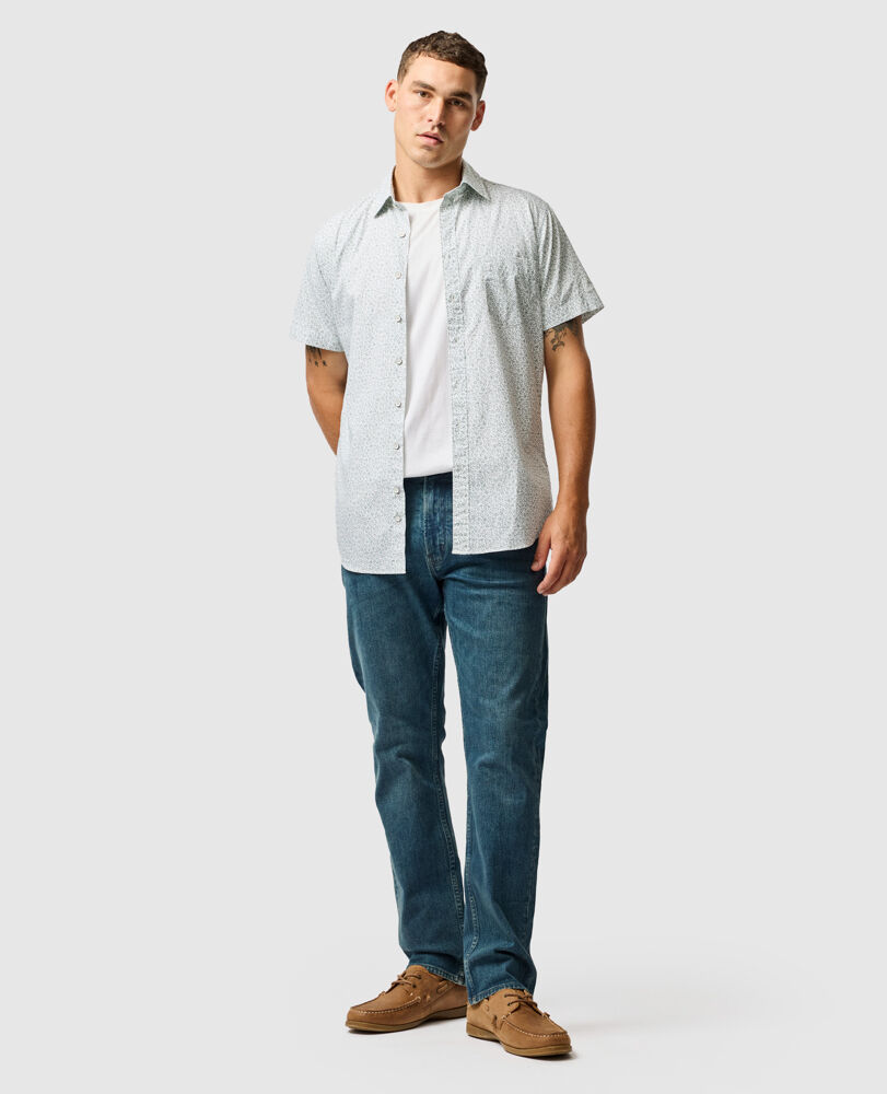 Mathesons Bay Sports Fit Shirt, IVY, Off Front