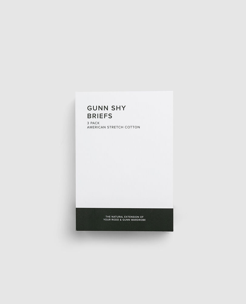 3er-Pack Gunn Shy Unterhosen, BLAUTÖNE, Off Front