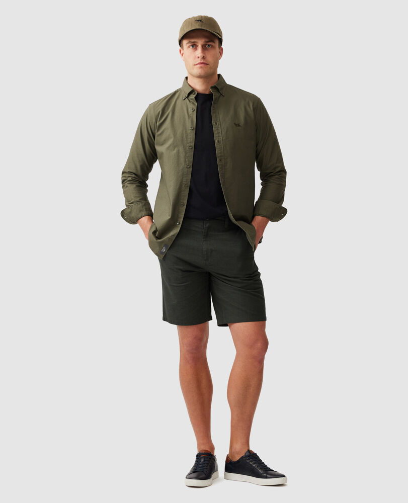 The Gunn 9" Short, OLIVE, Detail 2