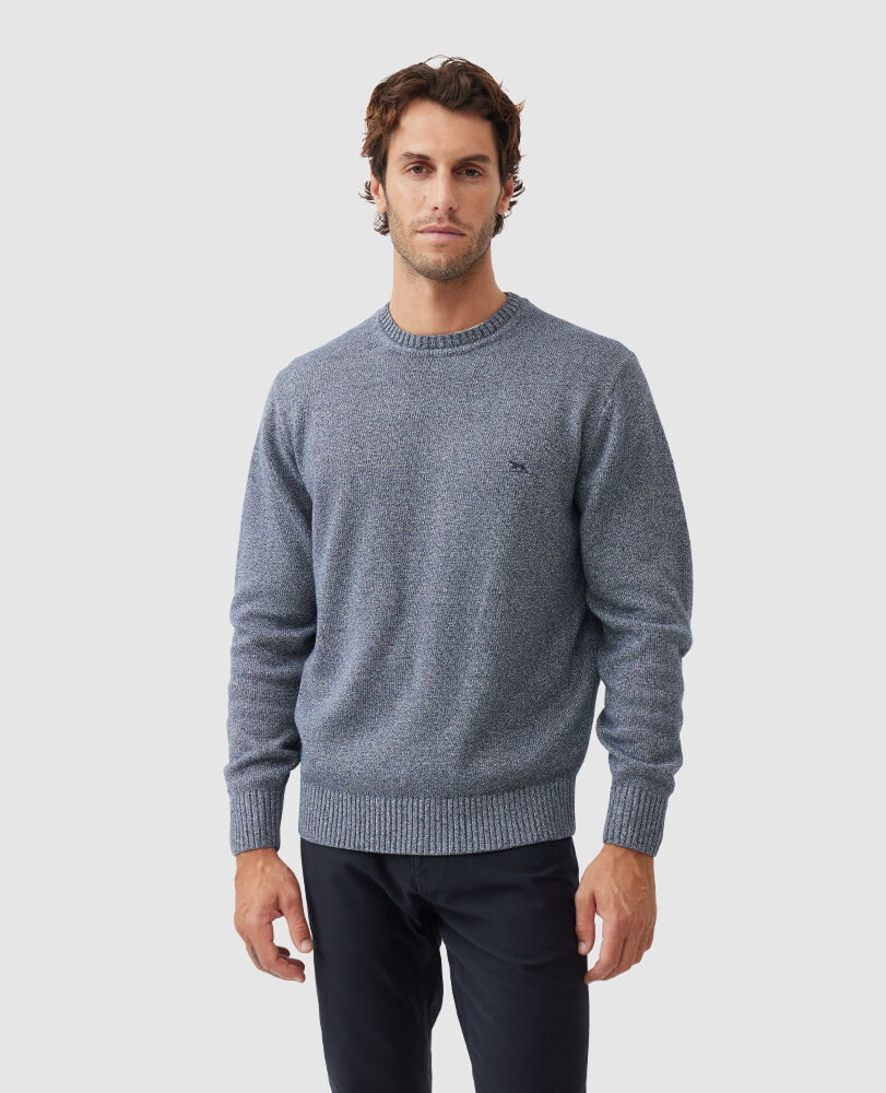 Gunn Pullover, INDIGO, Front