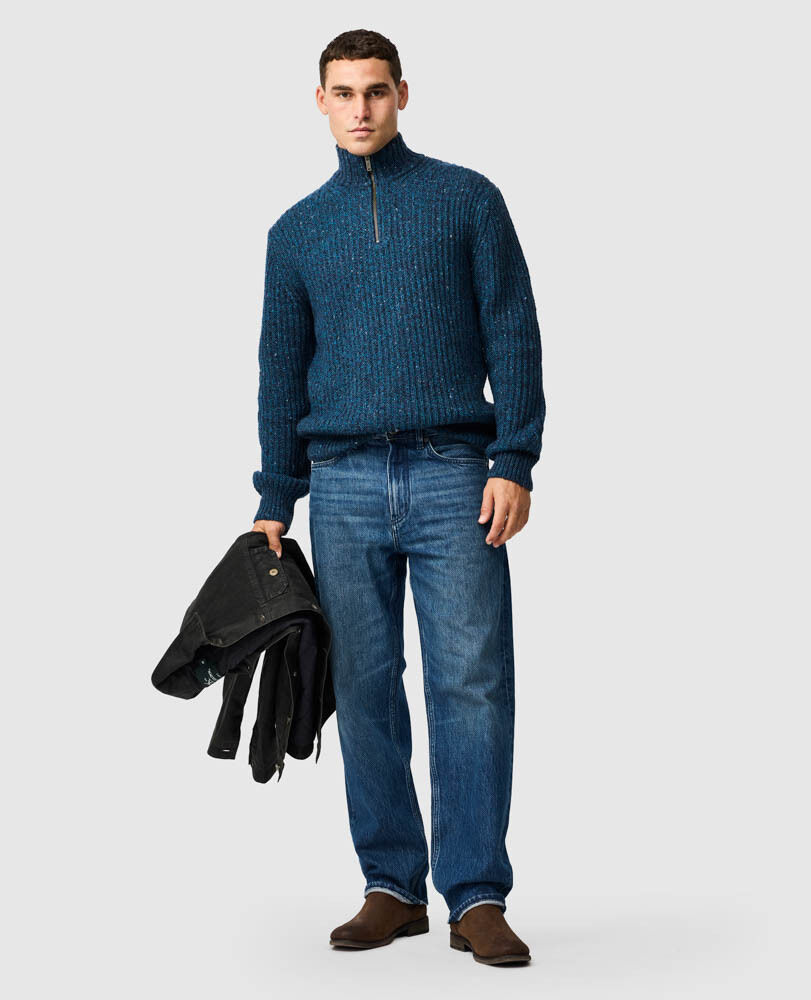 Nicols Hill Knit, MARINE, Off Front