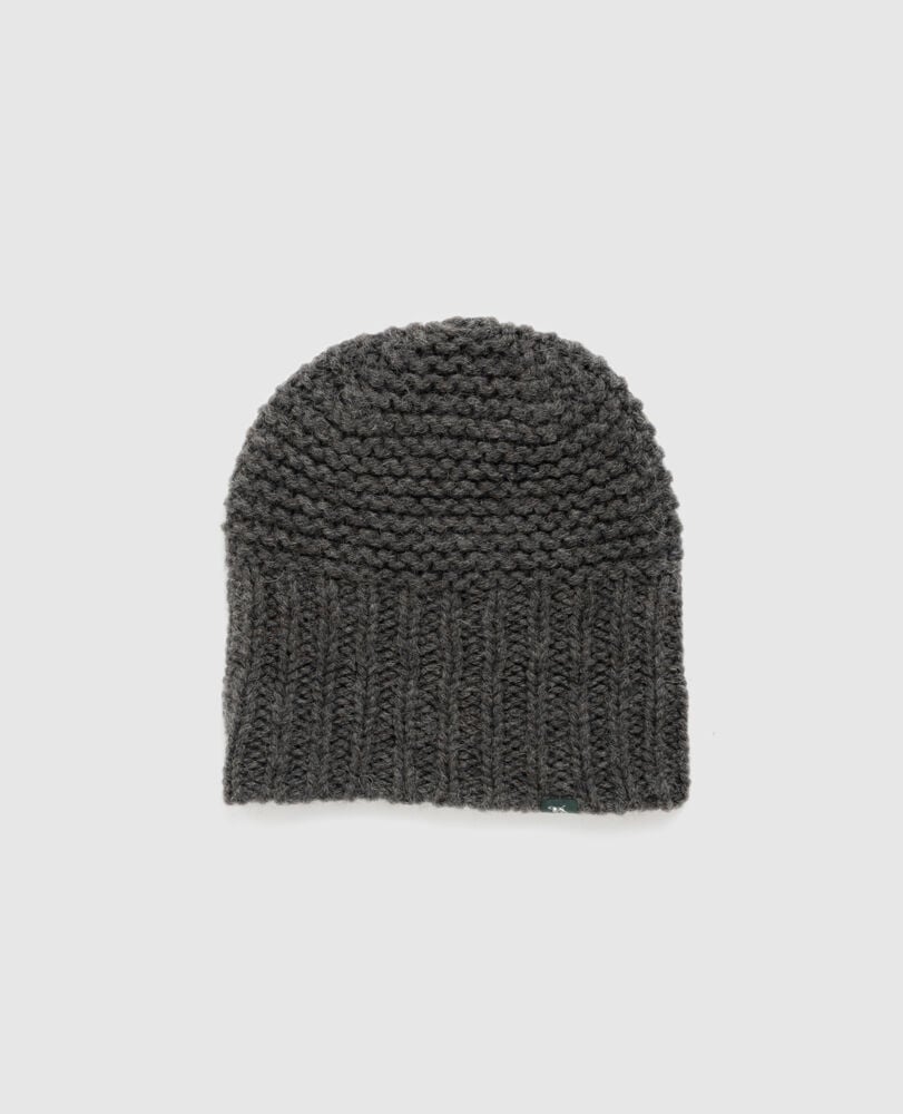 Winton Beanie, CHARCOAL, Back