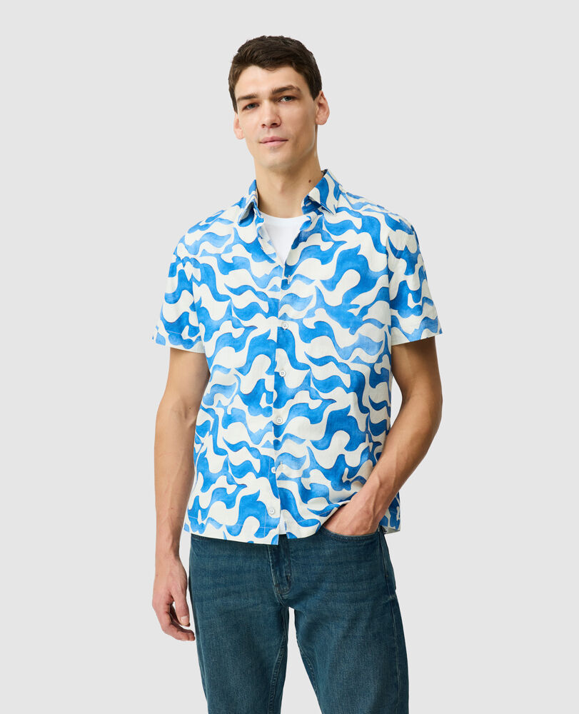 Fireshaw Shirt, OCEAN, Front