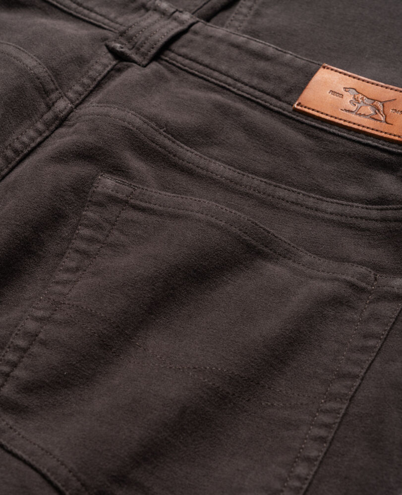 Gerade Straight Moleskin-Jeans Albury, AKTIVKOHLE, Detail 3