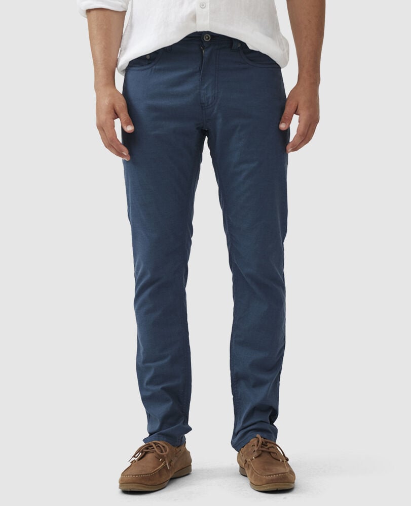 Gunn Straight Fit Jean, BLUESTONE, Front