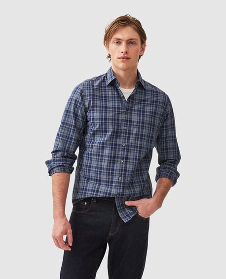 Monavale Sports Fit Shirt, MIDNIGHT