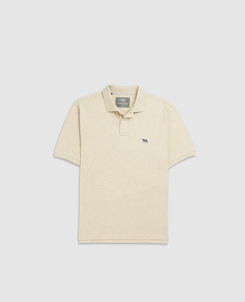 The Gunn Original Fit Polo, HAFER, Flat Lay