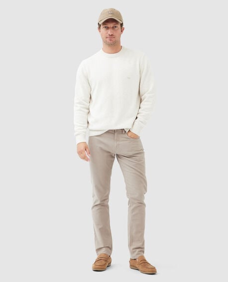 Gunn Crew Knit, NATURAL