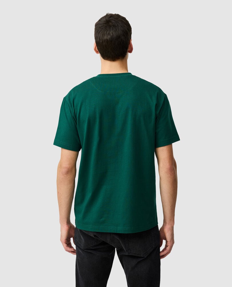 The Peaks Logo Original Fit Tee, FOREST, Back