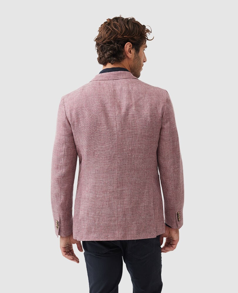 The Cascades Sports Fit Jacket, ROSE, Back