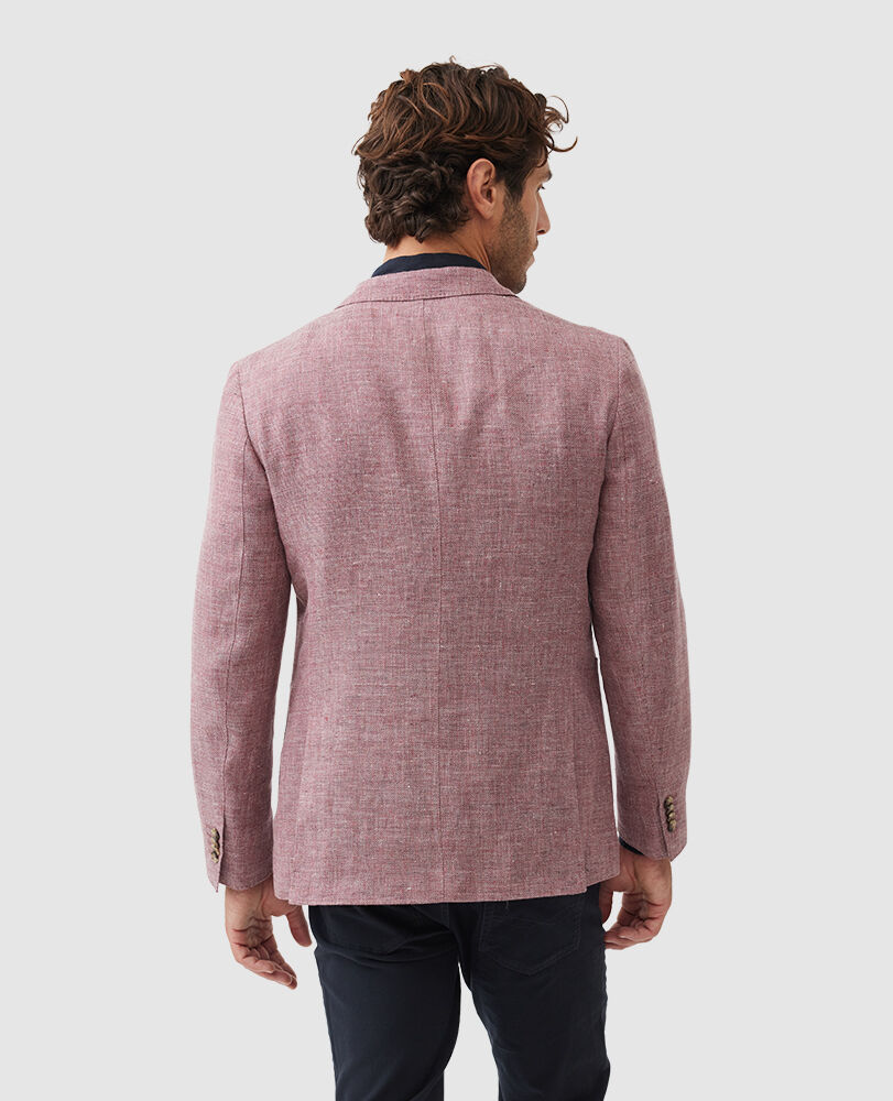 The Cascades Sports Fit Jacket, ROSE, Back