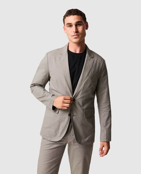 Gunn Blazer Sports Fit Jacket, LATTE